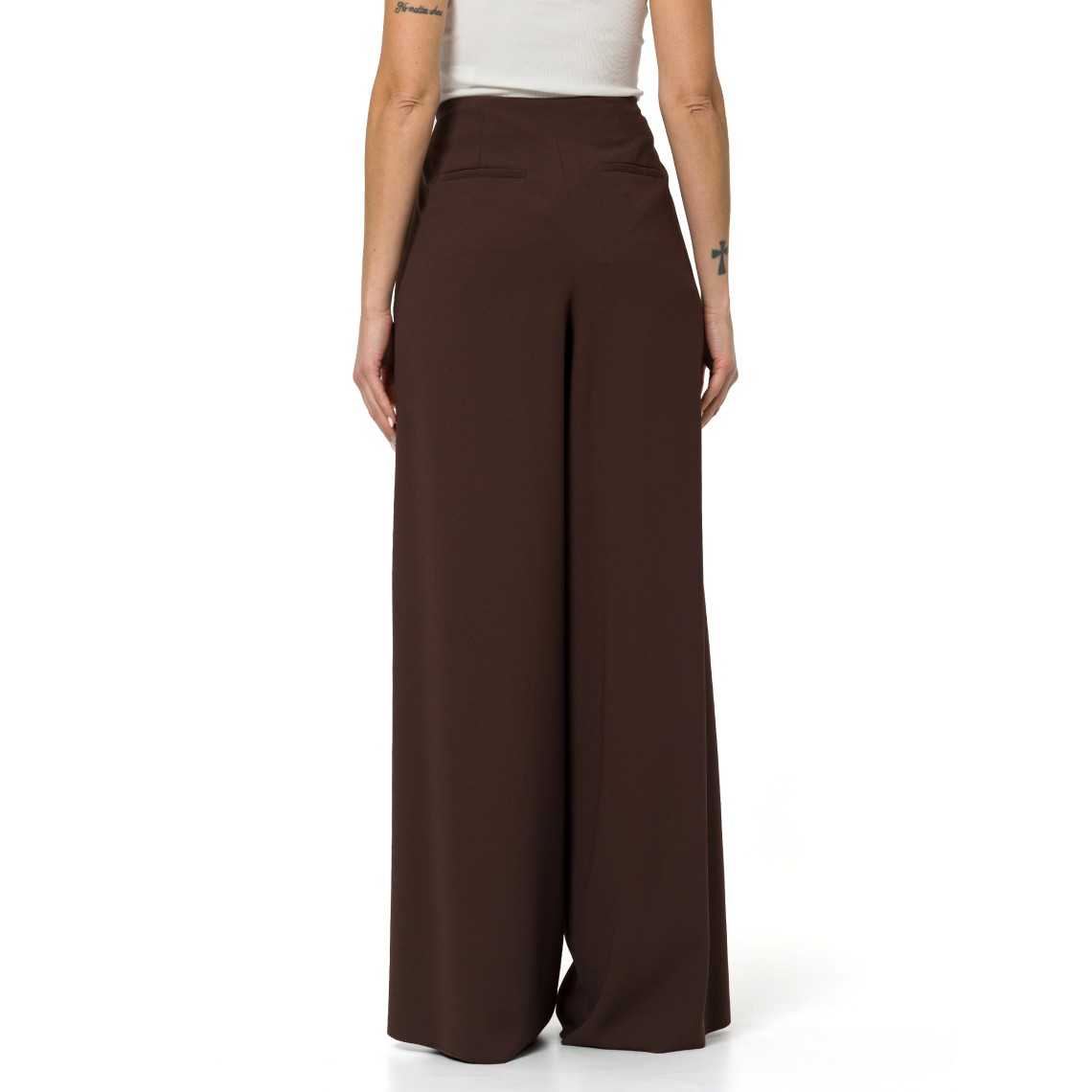 Pantaloni ampi in enver satin Marella 365