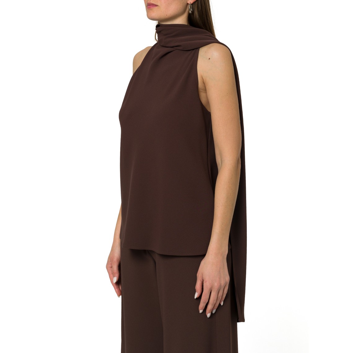 Top all'americana in envers satin Marella 365