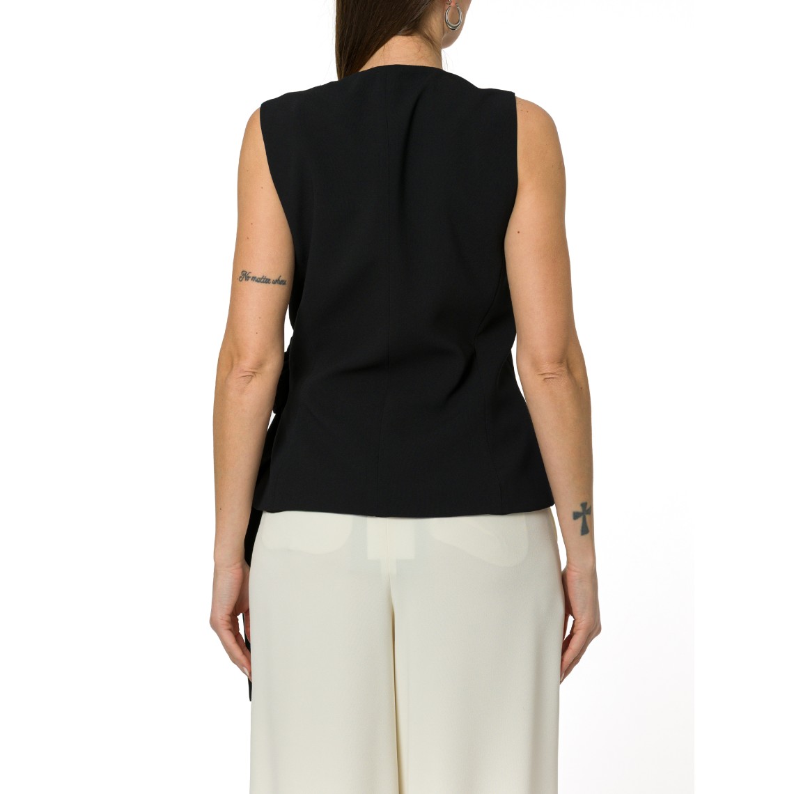 Top in enver satin con fiocco Marella 365