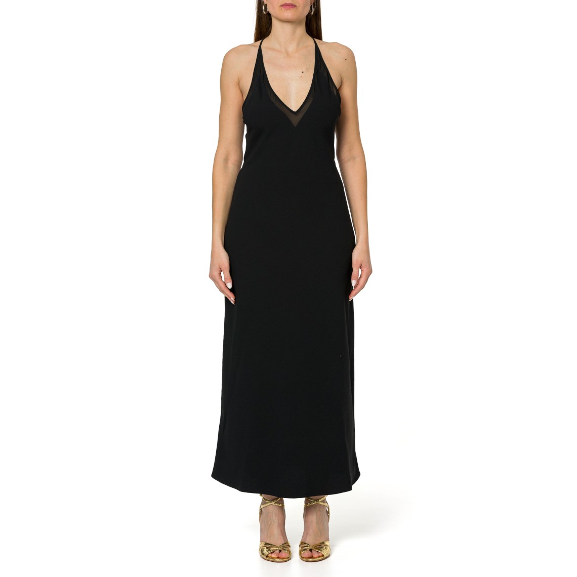 Abito lungo in envers satin Marella 365