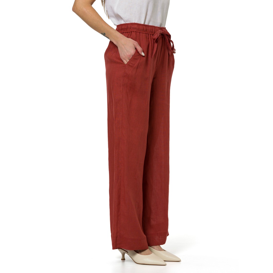 Pantaloni in lino Marella Sport