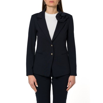 Giacca aderente in jersey punto milano Marella Sport