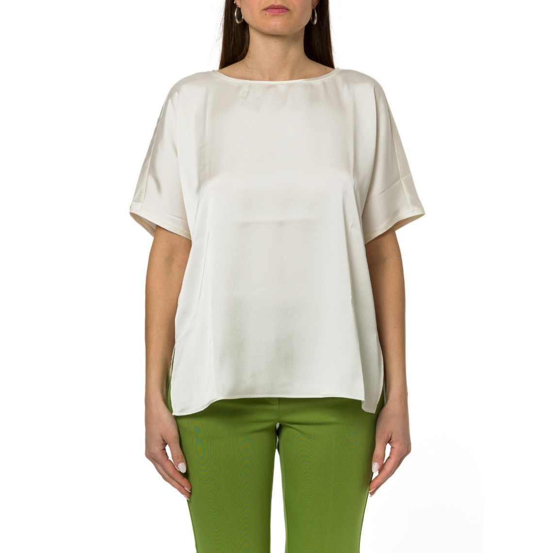 T-shirt over in raso Emme Marella