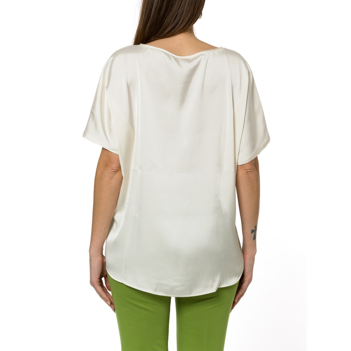 T-shirt over in raso Emme Marella