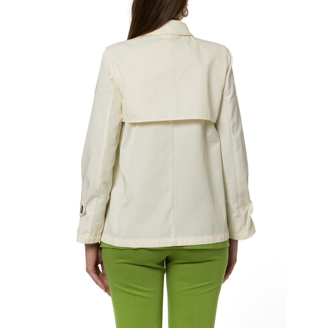 Trench impermeabile doppiopetto in gabardina Emme Marella