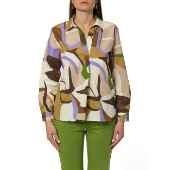 Blusa con collo a polo Emme Marella