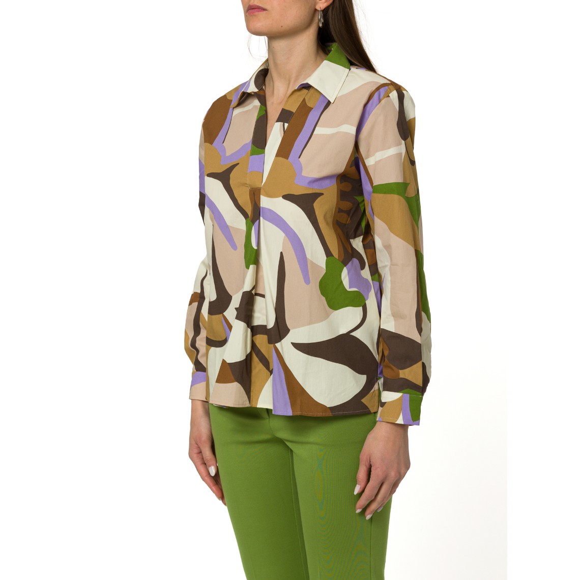 Blusa con collo a polo Emme Marella