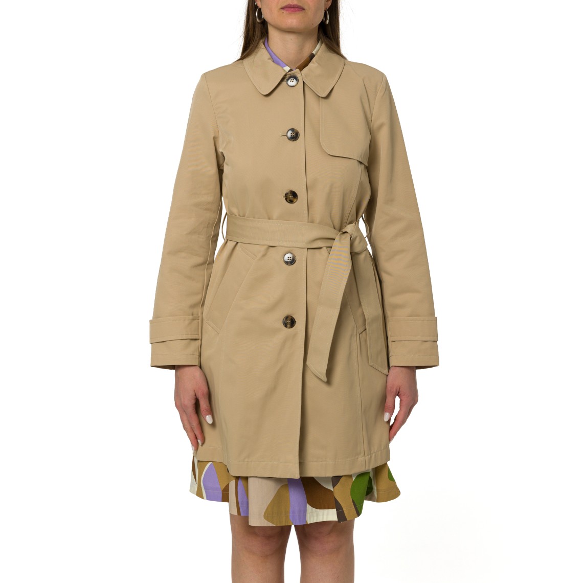 Trench antigoccia con cintura Emme Marella