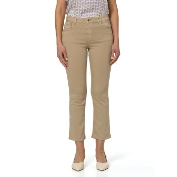 Pantaloni flare in gabardina stretch Emme Marella