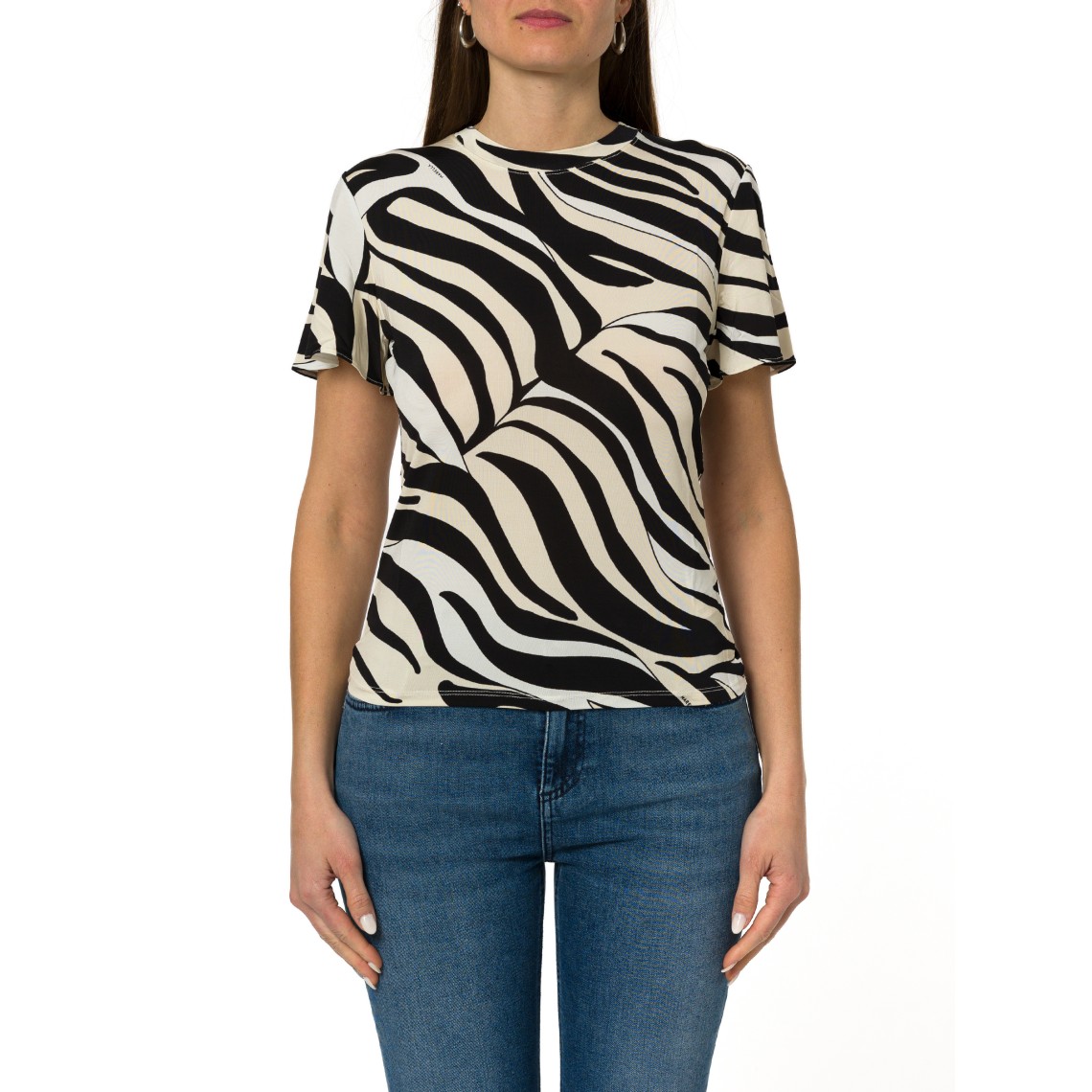 T-shirt in jersey di viscosa fluida Marella Sport