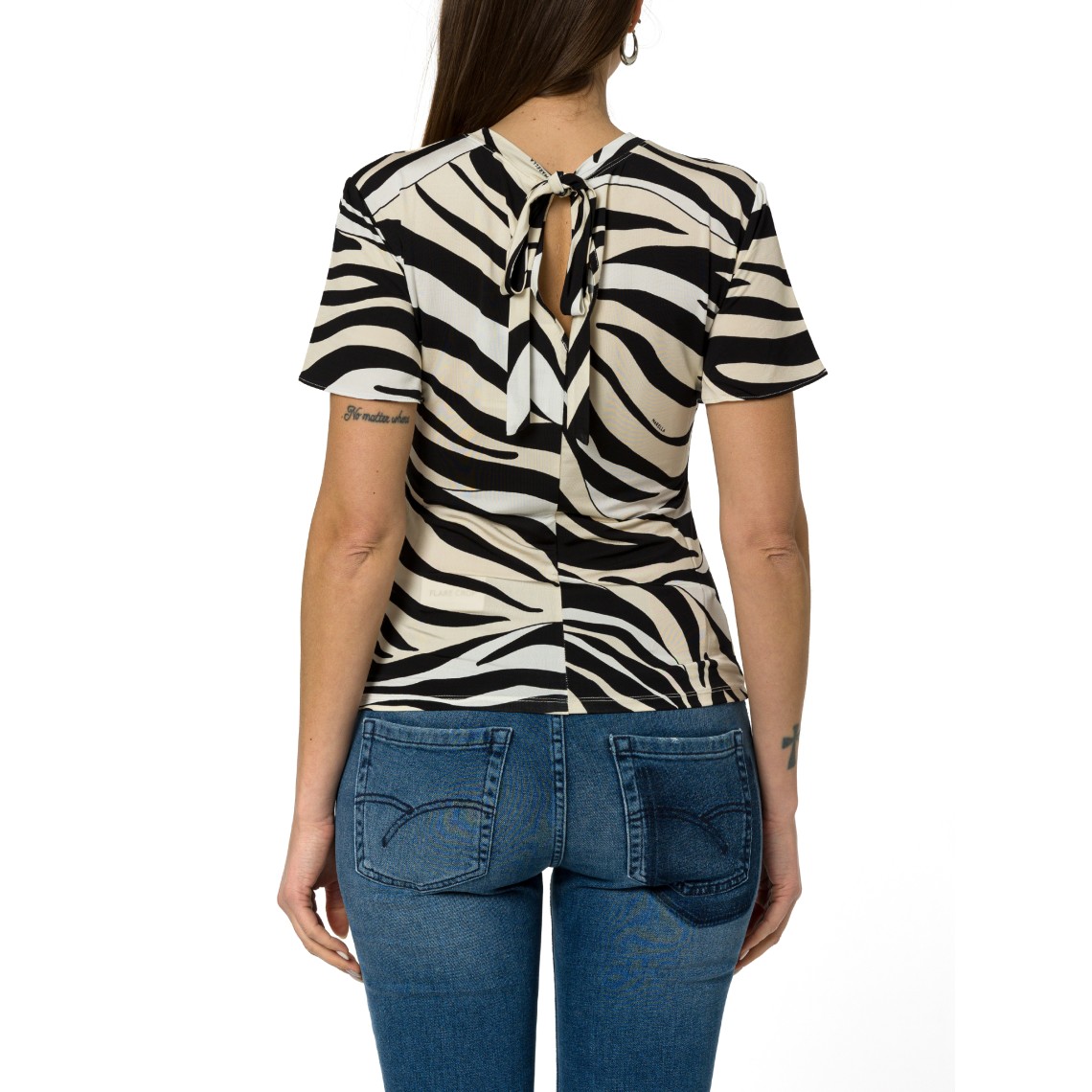 T-shirt in jersey di viscosa fluida Marella Sport