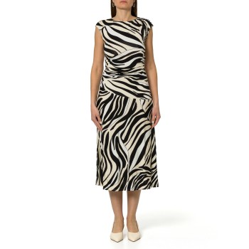 Abito lungo in viscosa fluida Marella Sport