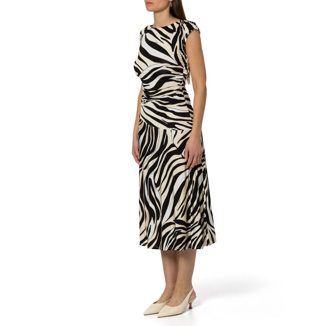 Abito lungo in viscosa fluida Marella Sport