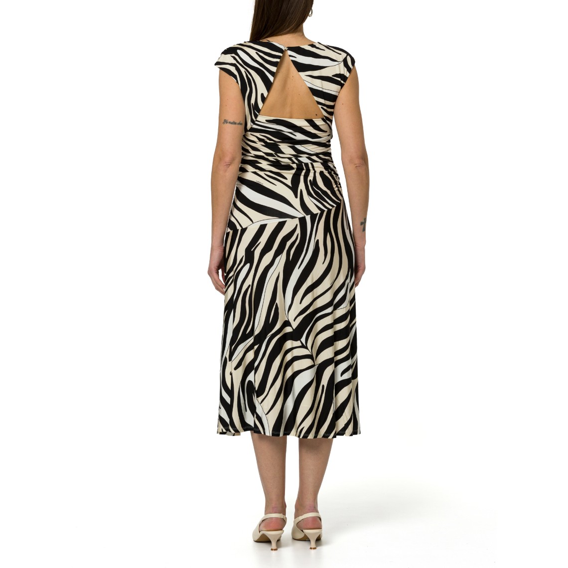 Abito lungo in viscosa fluida Marella Sport