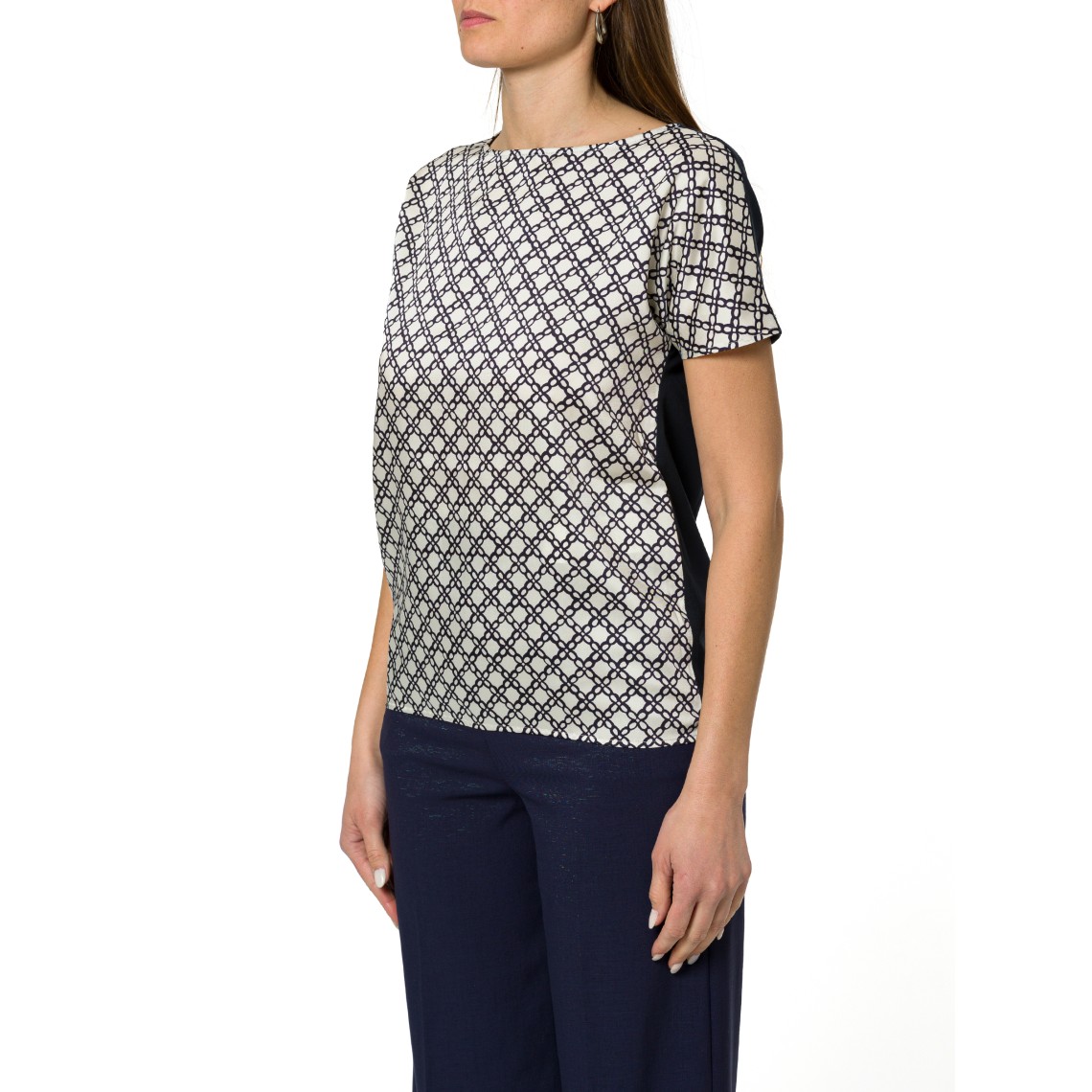 Blusa in twill stampato Emme Marella