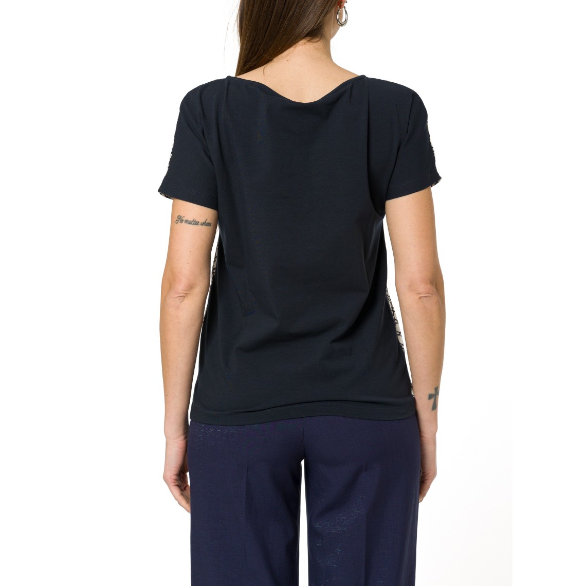 Blusa in twill stampato Emme Marella