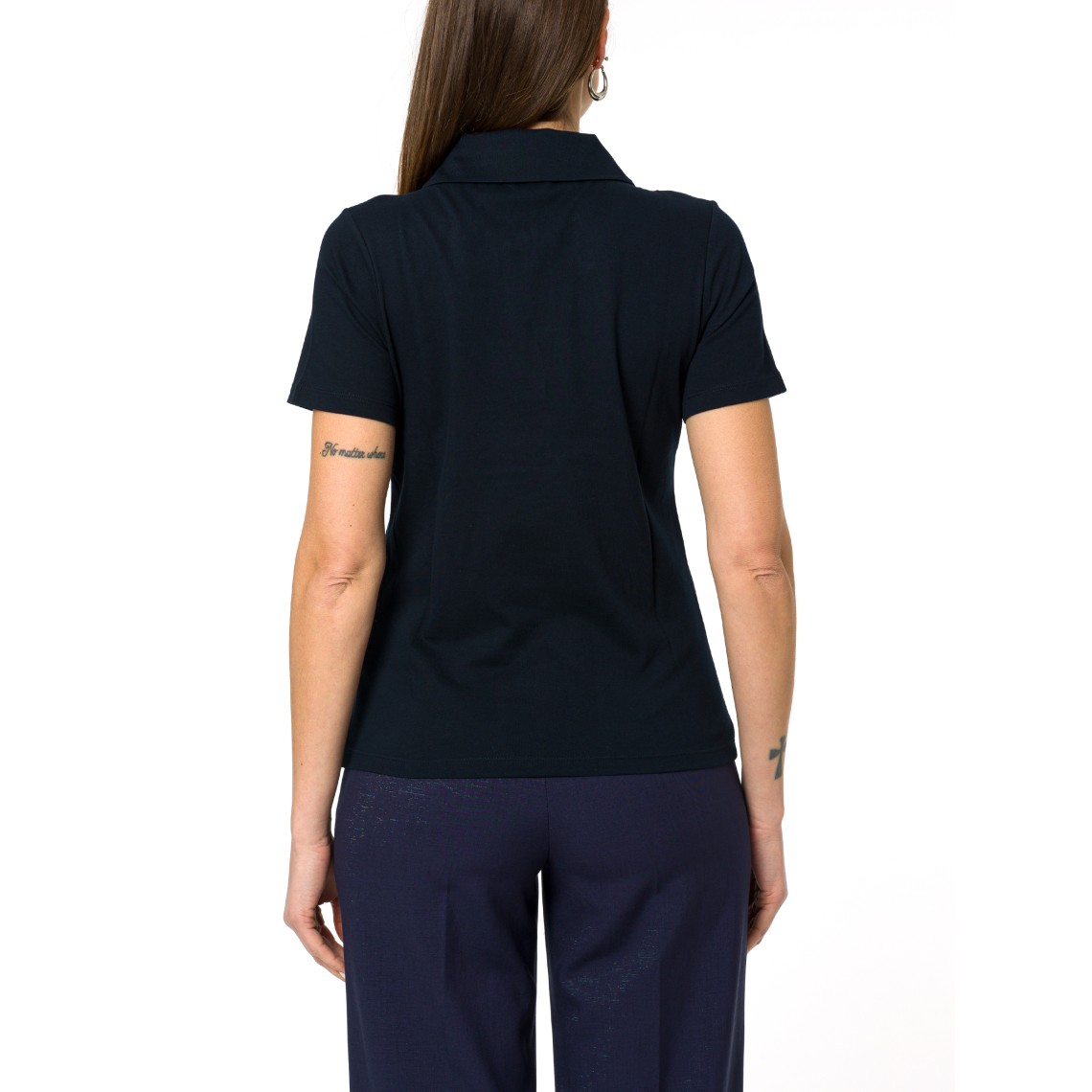 Polo con perle e cristalli Emme Marella