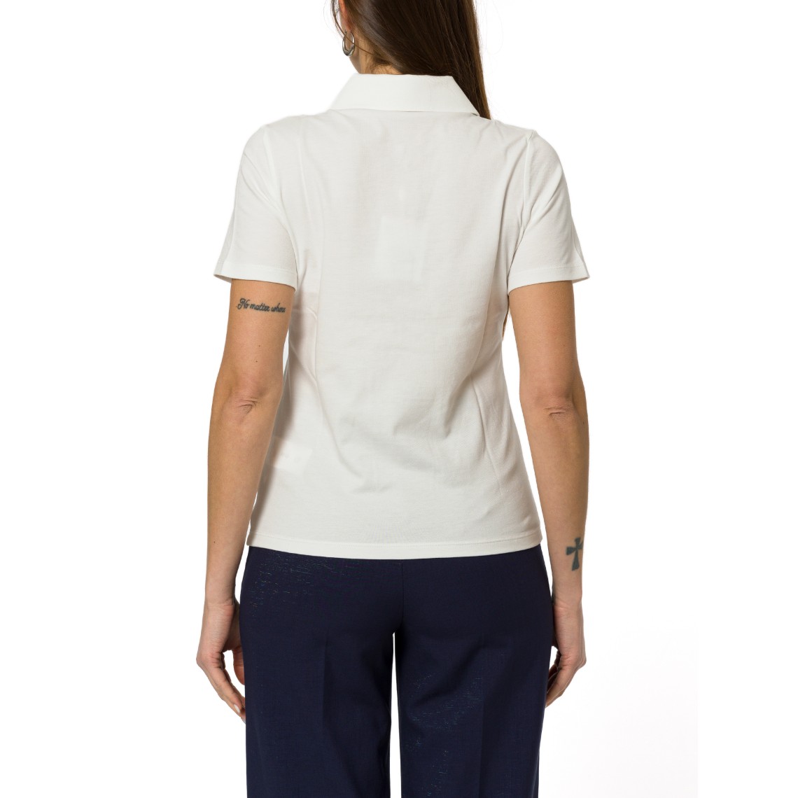 Polo con perle e cristalli Emme Marella