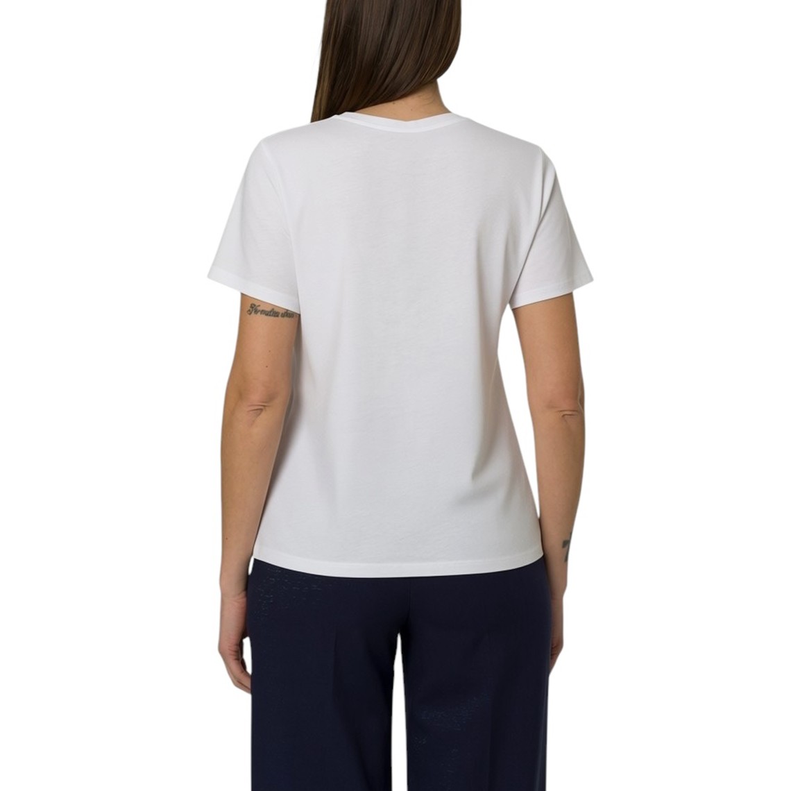 T-shirt in cotone con stampa Emme Marella