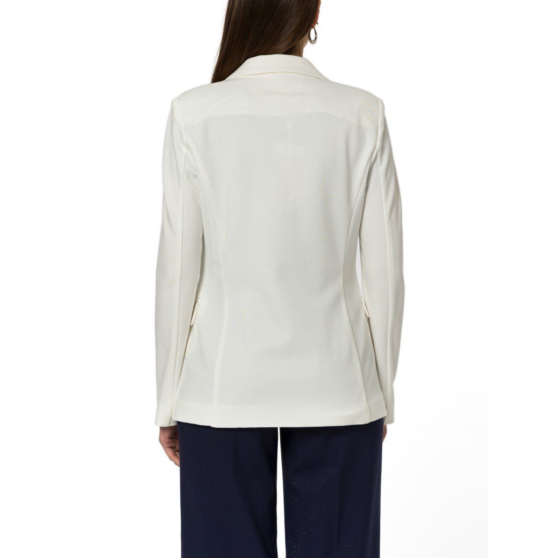 Giacca doppiopetto in jersey stretch Emme Marella