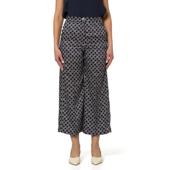 Pantaloni in twill stampato Emme Marella