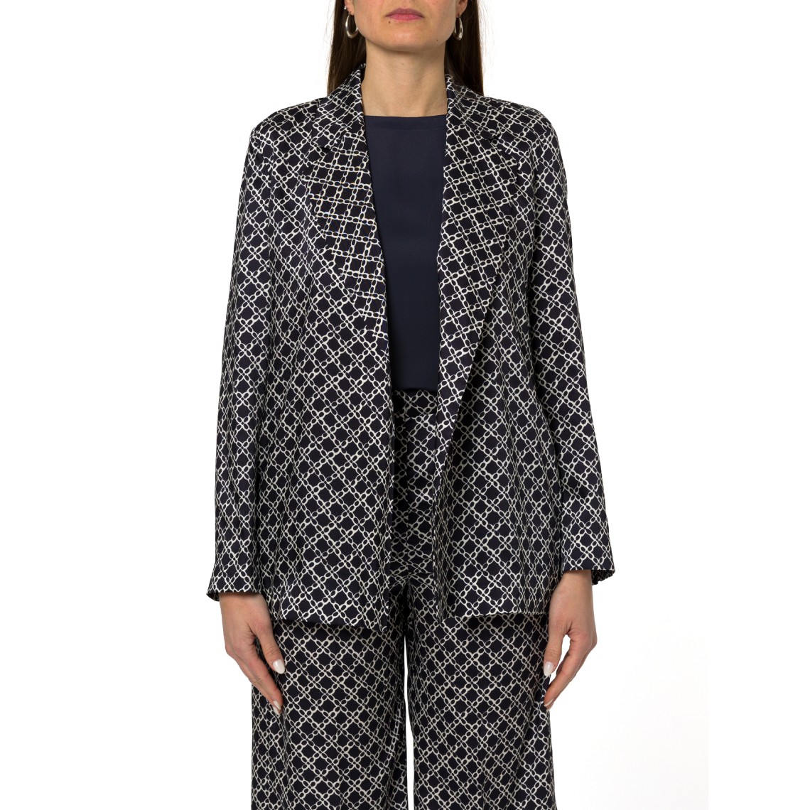 Giacca in twill stampato Emme Marella