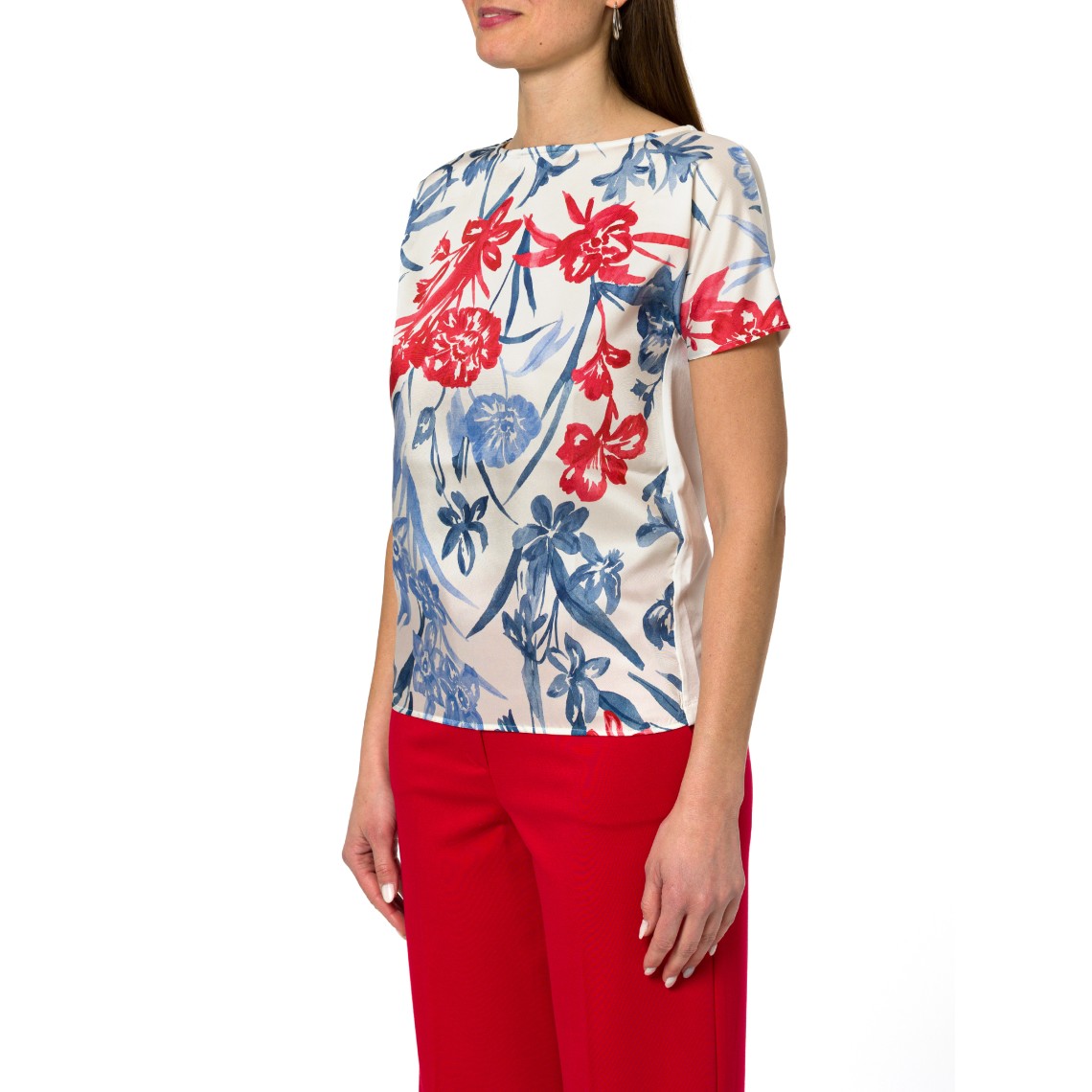 Blusa in twill stampato Emme Marella