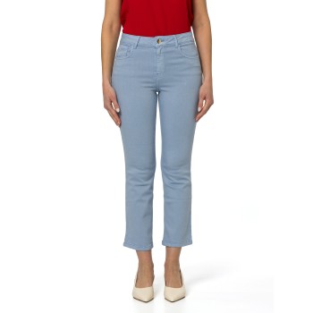 Pantaloni flare in gabardina stretch Emme Marella