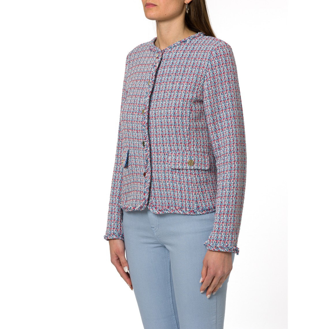 Giacca in stuoia con frange Emme Marella