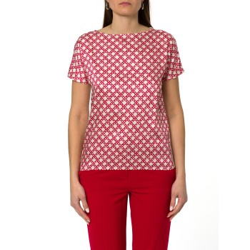 Blusa in twill stampato Emme Marella