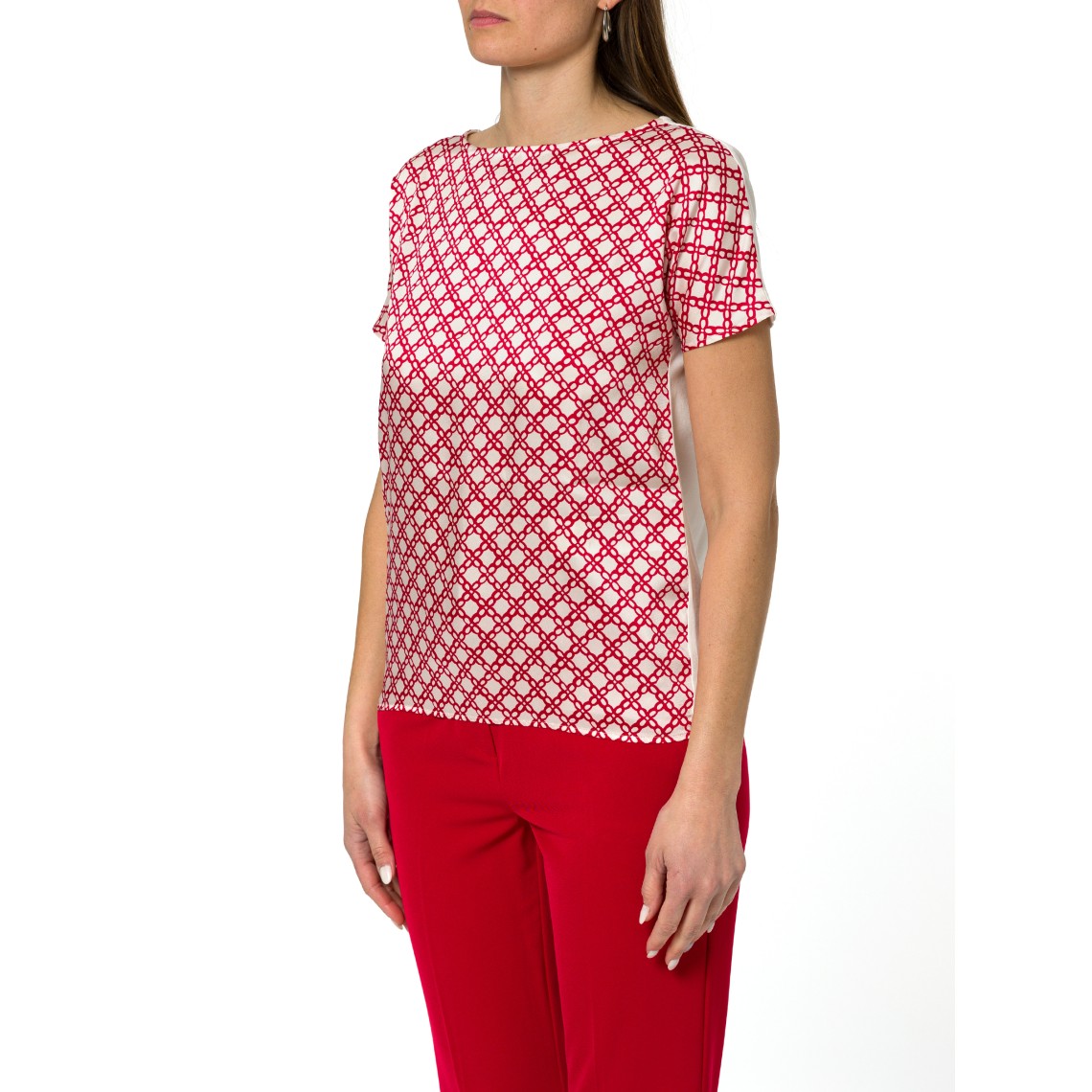 Blusa in twill stampato Emme Marella