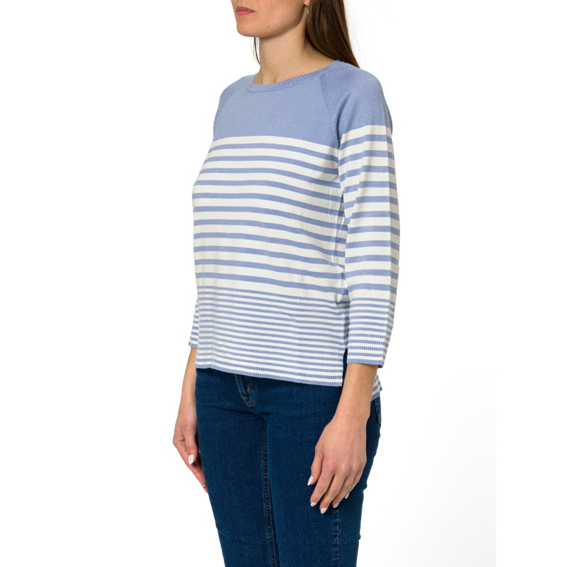 Maglia girocollo a righe Emme Marella