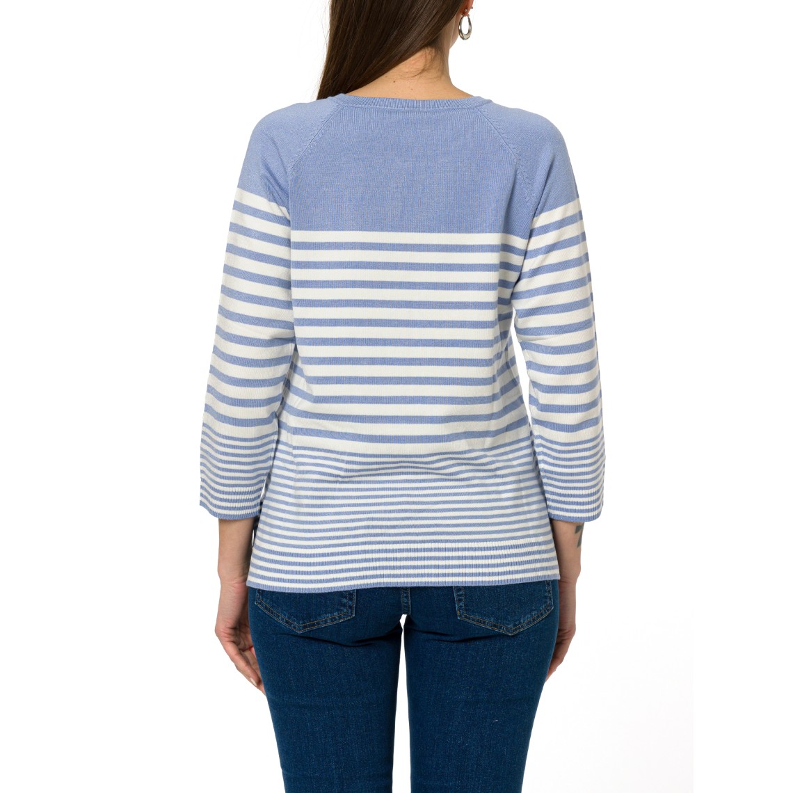 Maglia girocollo a righe Emme Marella