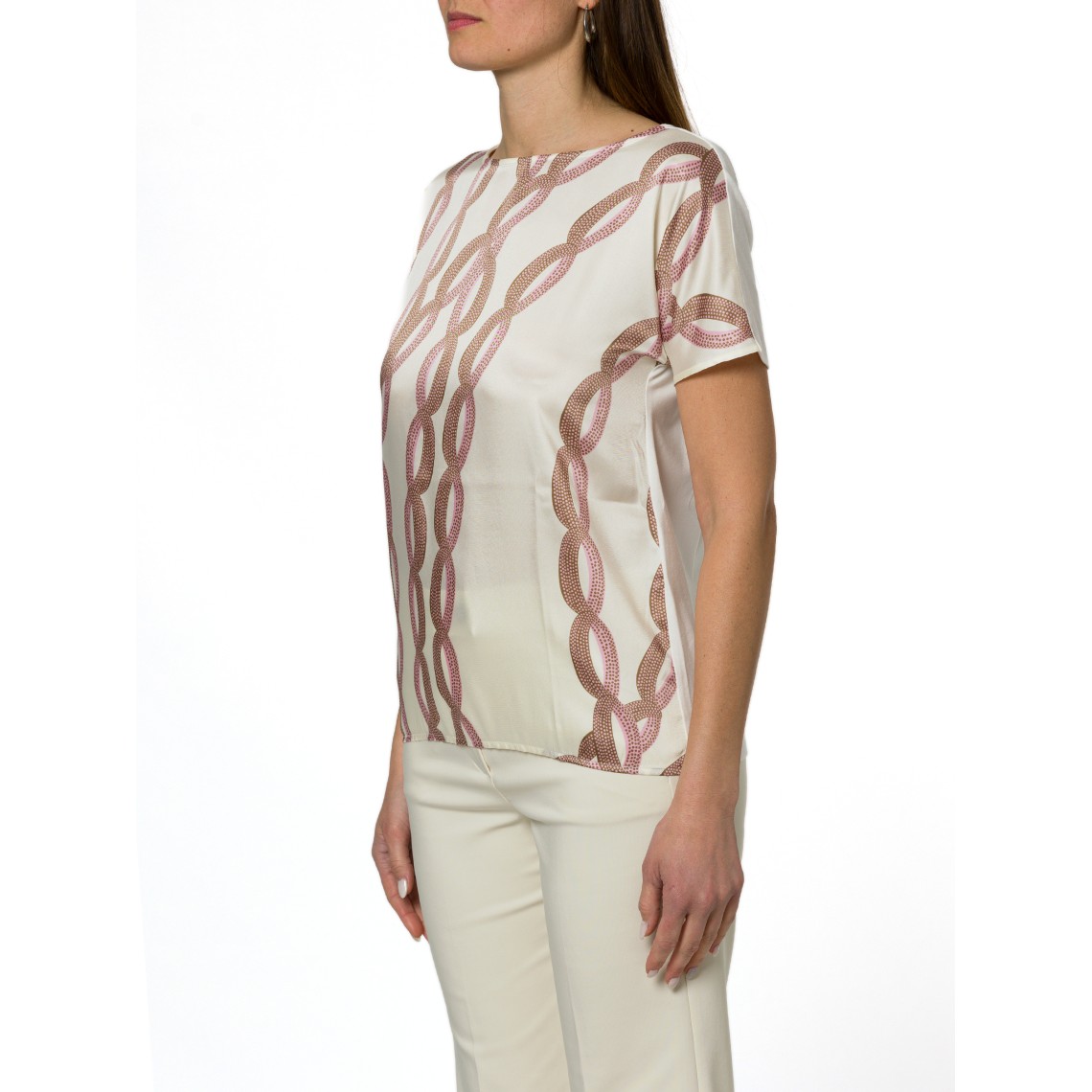 Blusa in twill stampato Emme Marella
