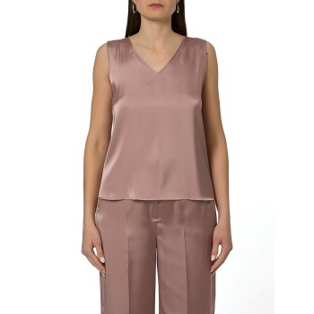 Top in raso con scollo a V Emme Marella