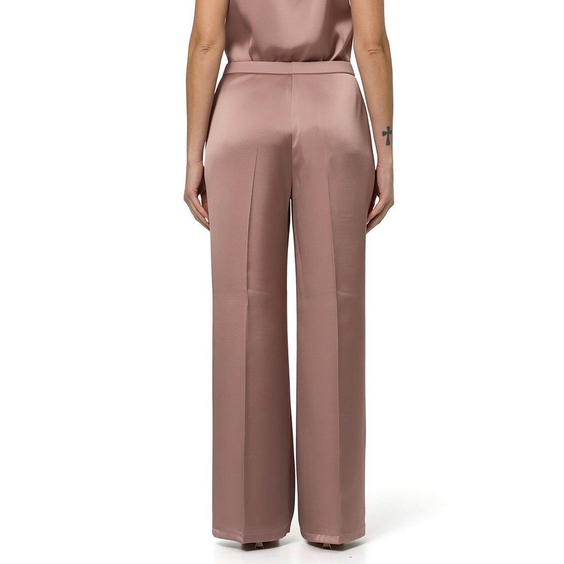 Pantaloni palazzo in raso Emme Marella