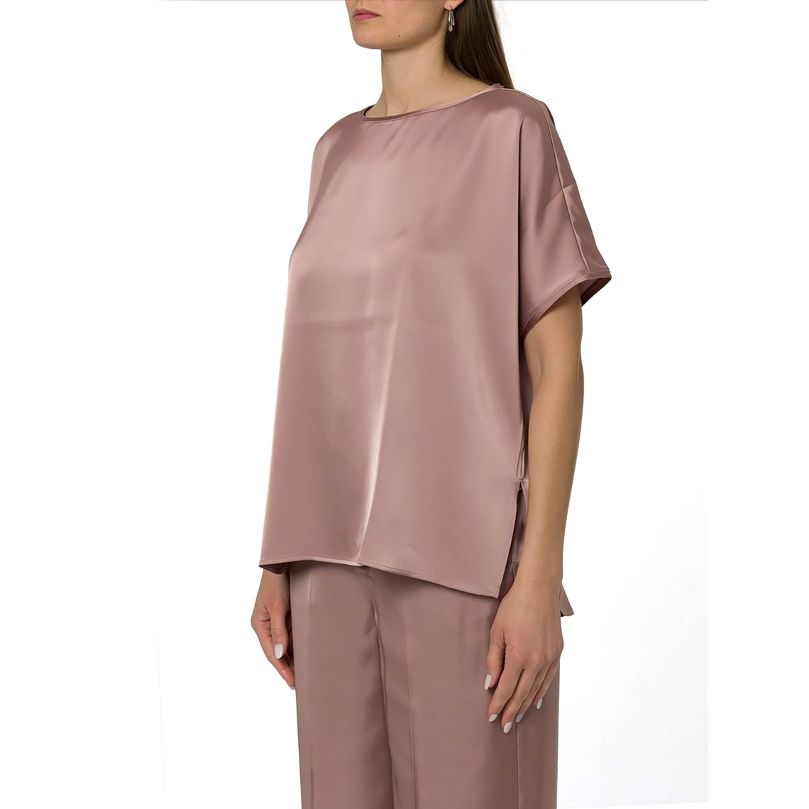 T-shirt over in raso Emme Marella