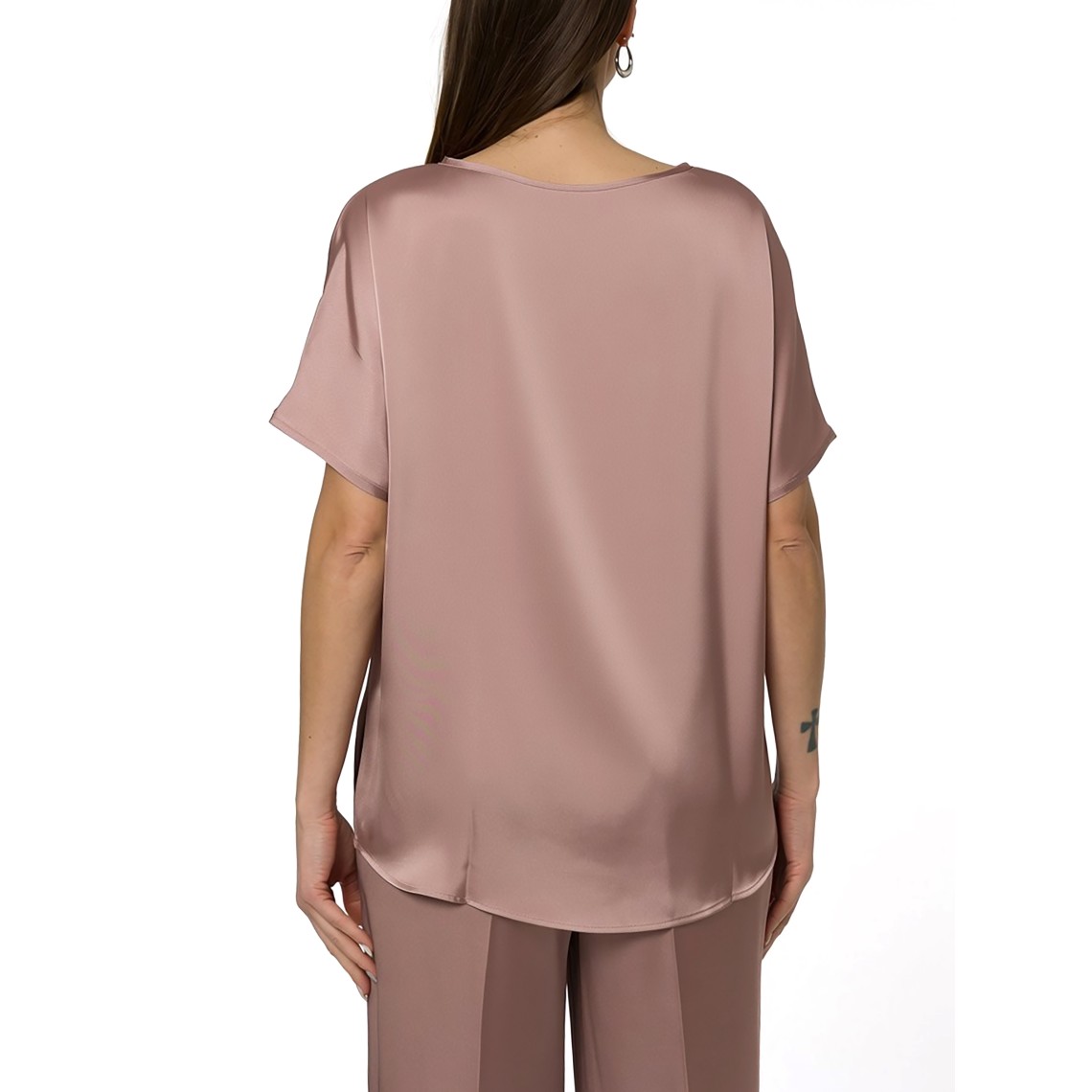 T-shirt over in raso Emme Marella