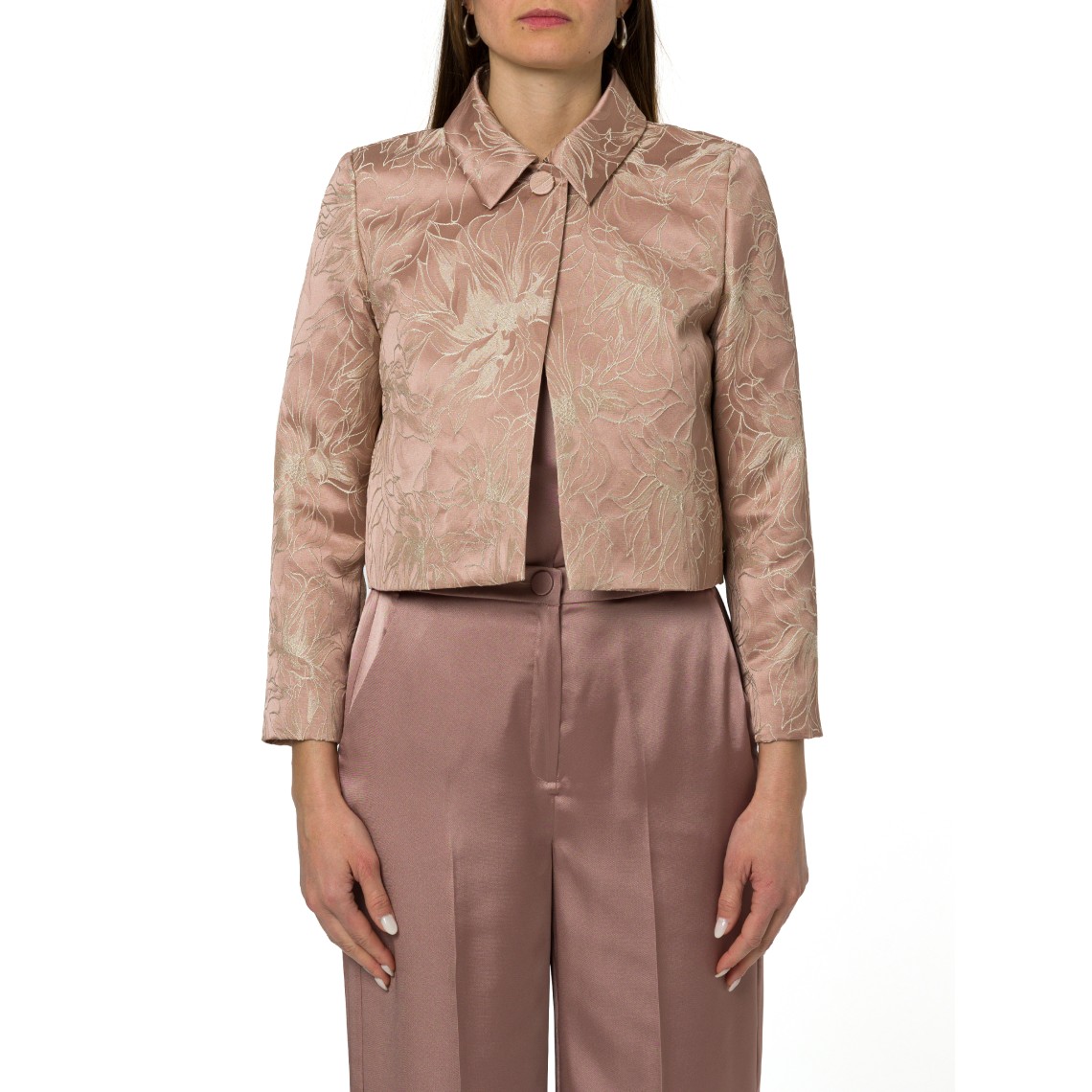 Giacca cropped jacquard Emme Marella