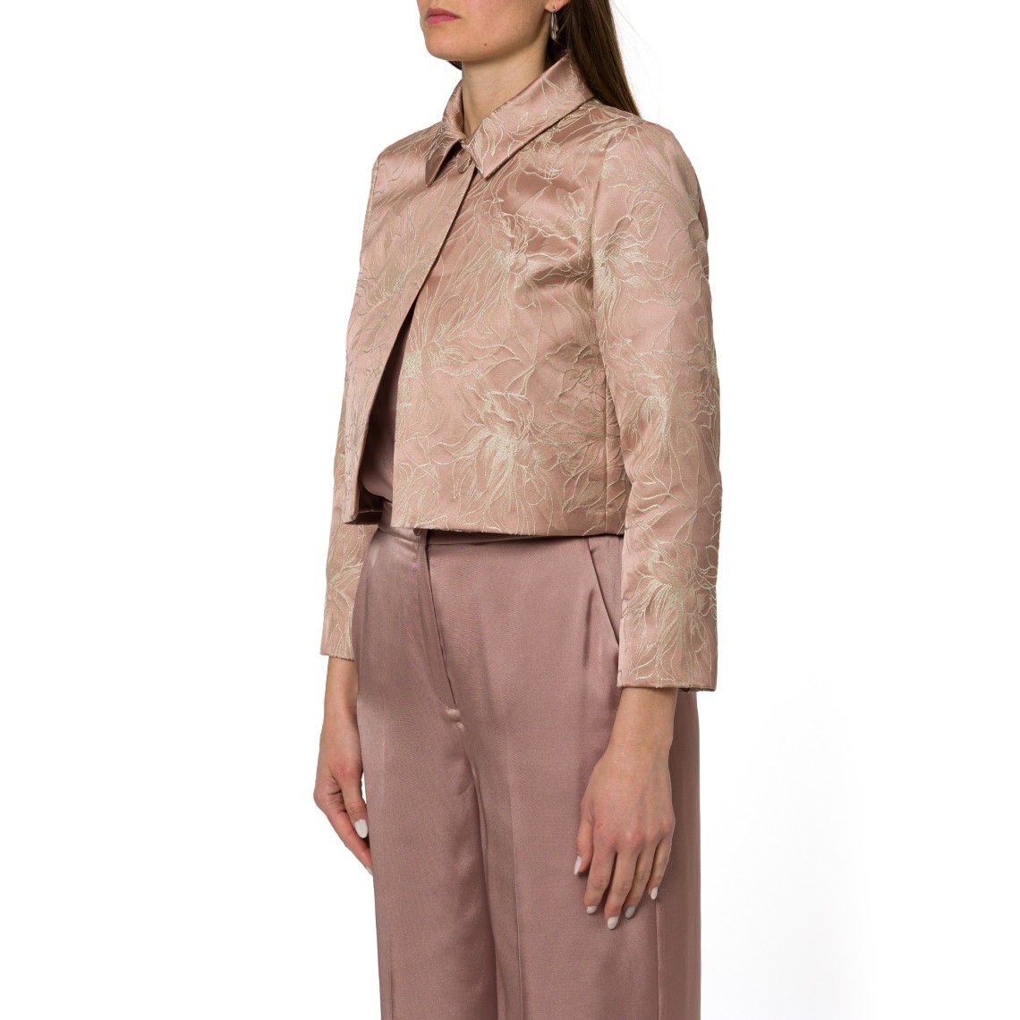 Giacca cropped jacquard Emme Marella