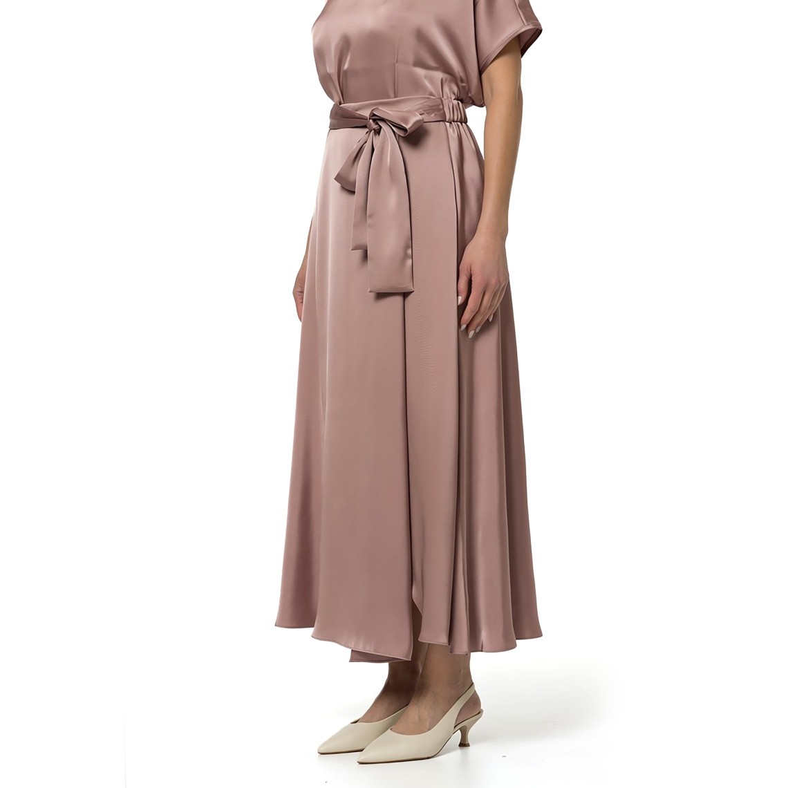 Gonna in raso Emme Marella