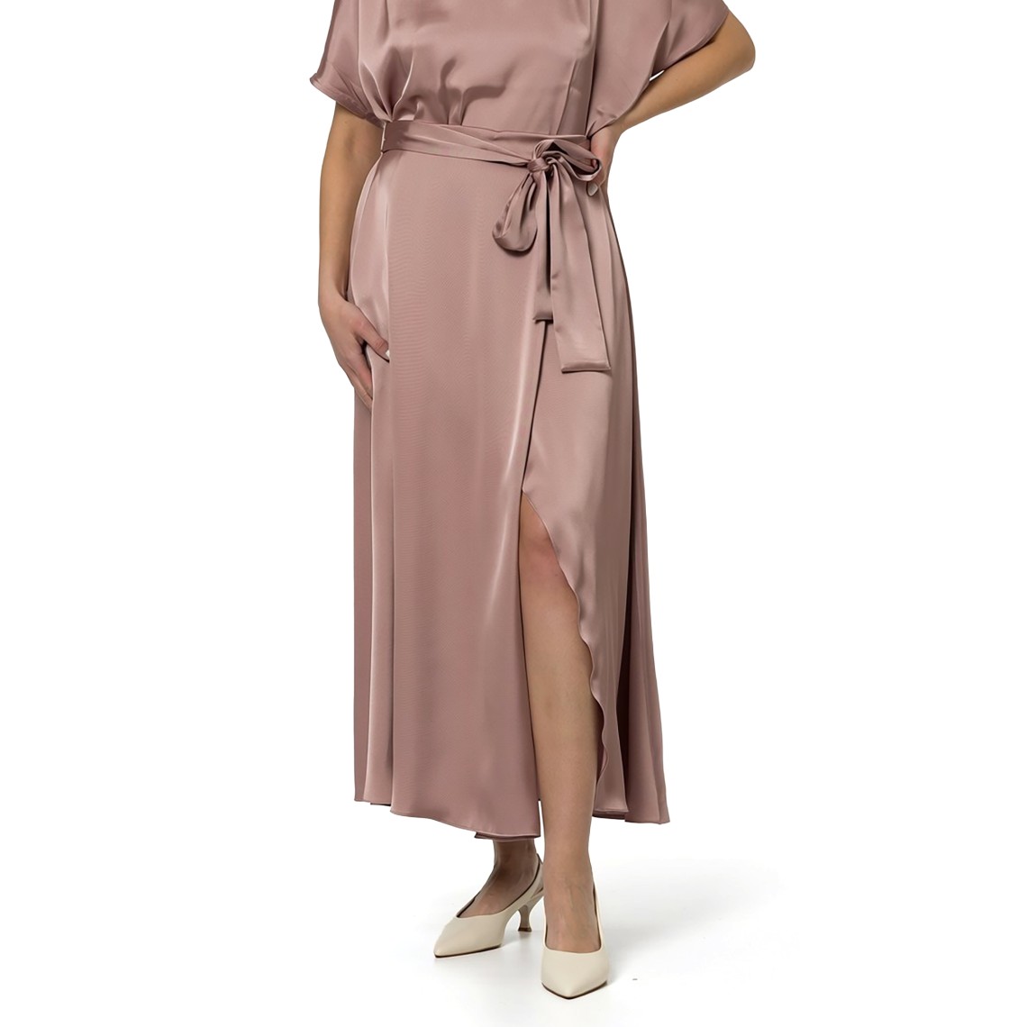 Gonna in raso Emme Marella