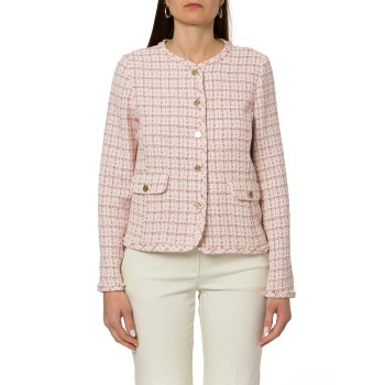 Giacca in stuoia con frange Emme Marella