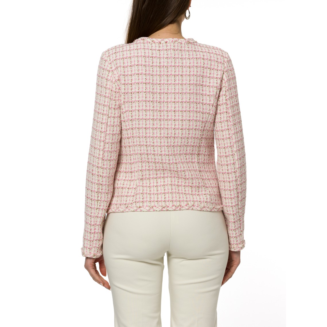 Giacca in stuoia con frange Emme Marella