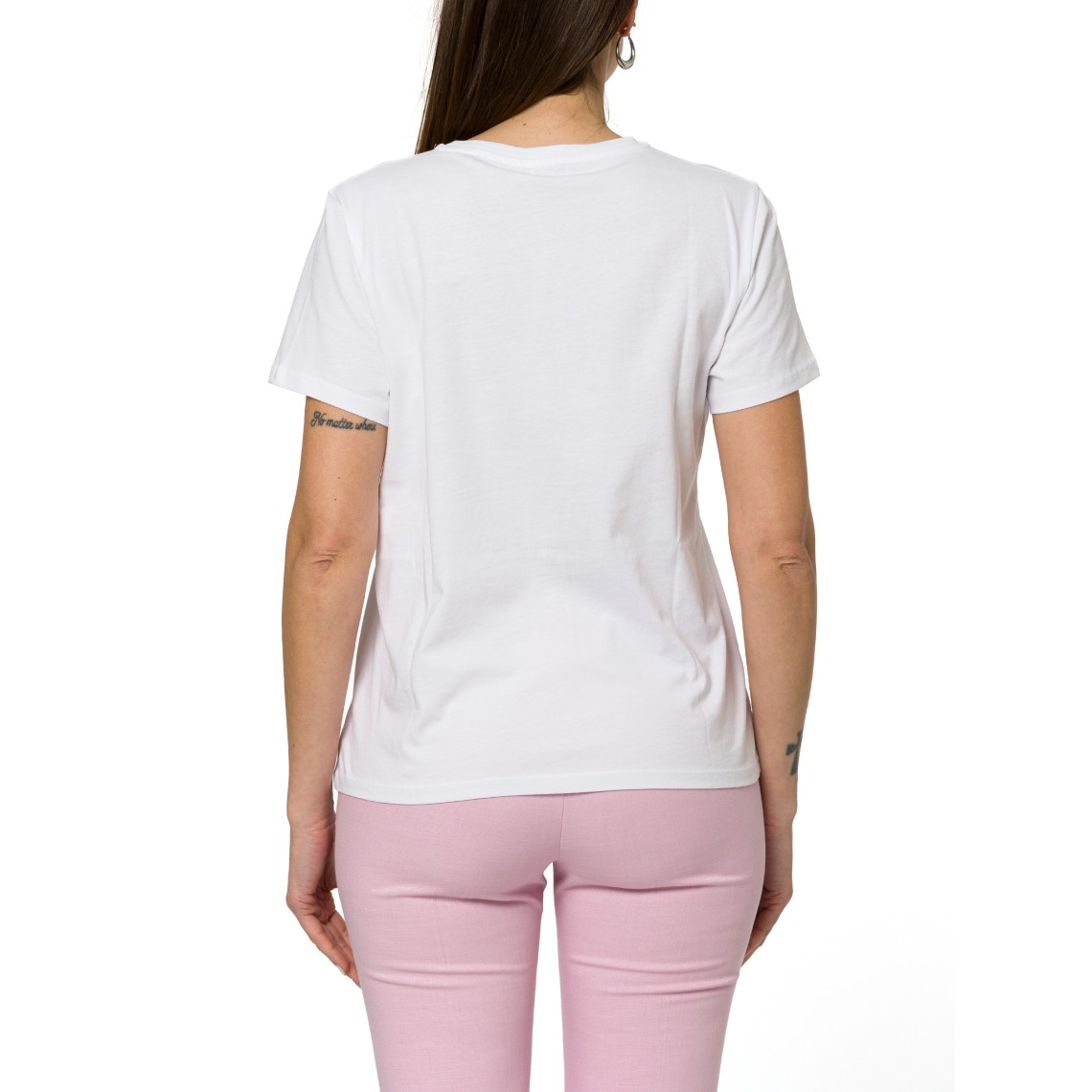 T-shirt in cotone con stampa Emme Marella