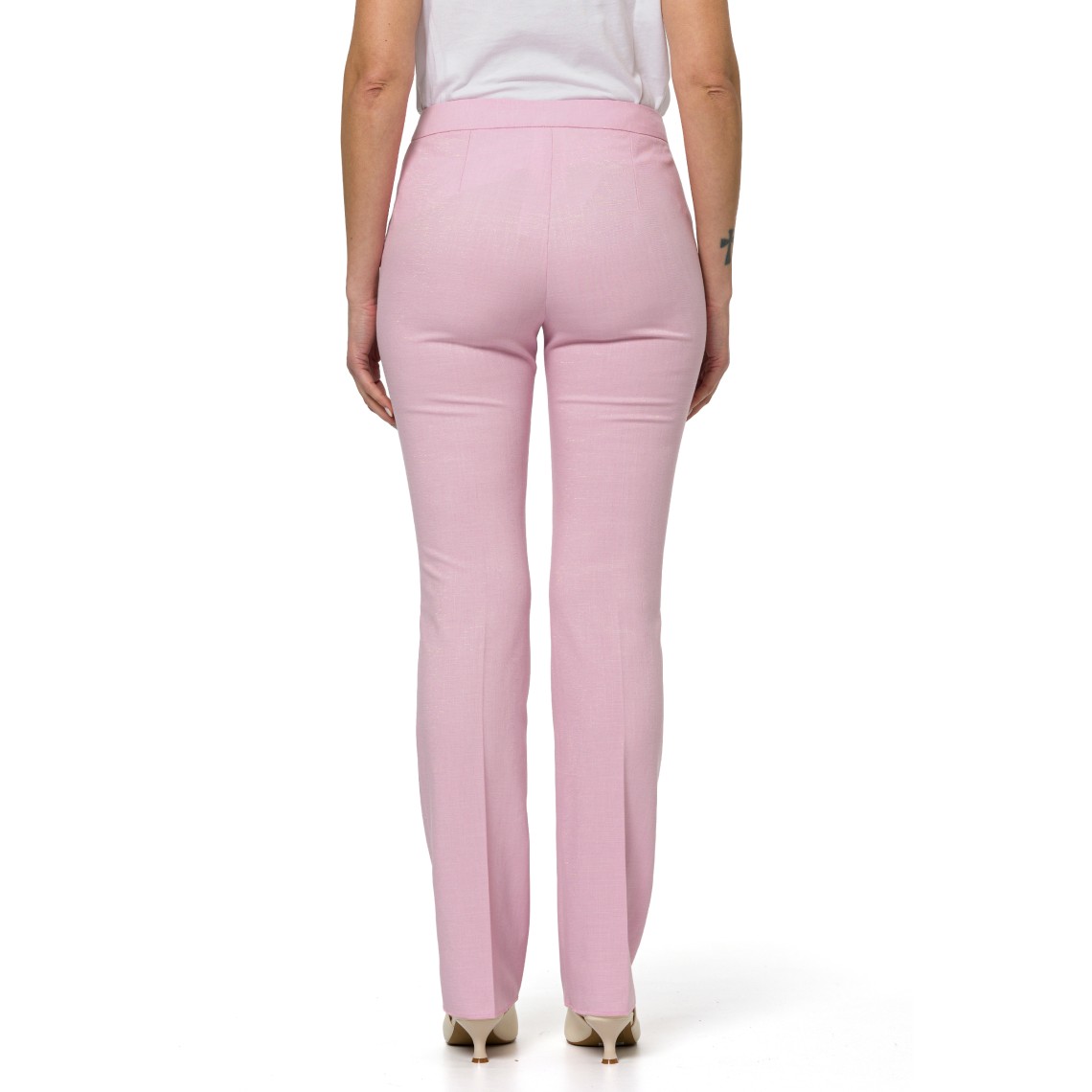 Pantaloni fluidi con lamè Emme Marella