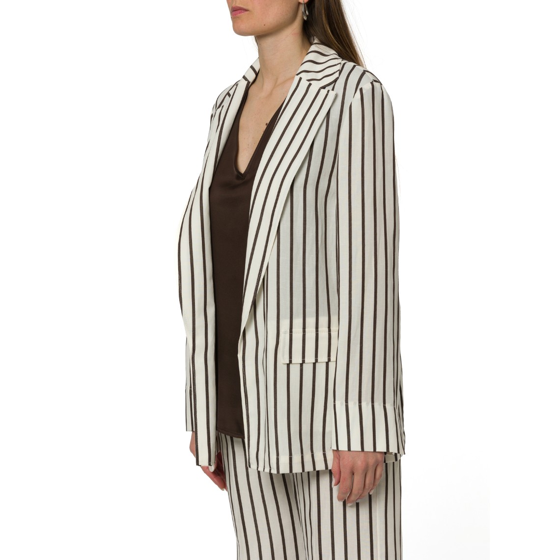 Blazer in blend di lino Pennyblack