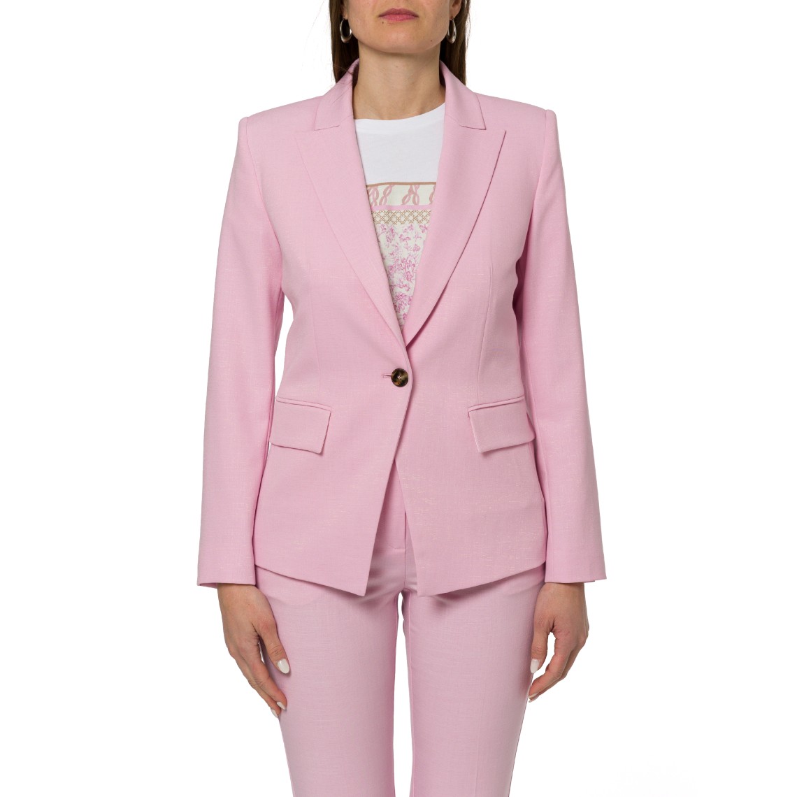 Giacca in viscosa con lamè Emme Marella