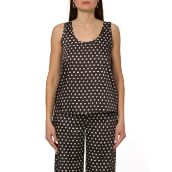 Canotta in twill stampato Emme Marella