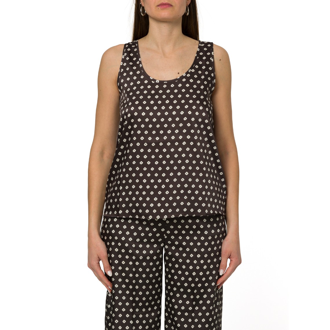 Canotta in twill stampato Emme Marella